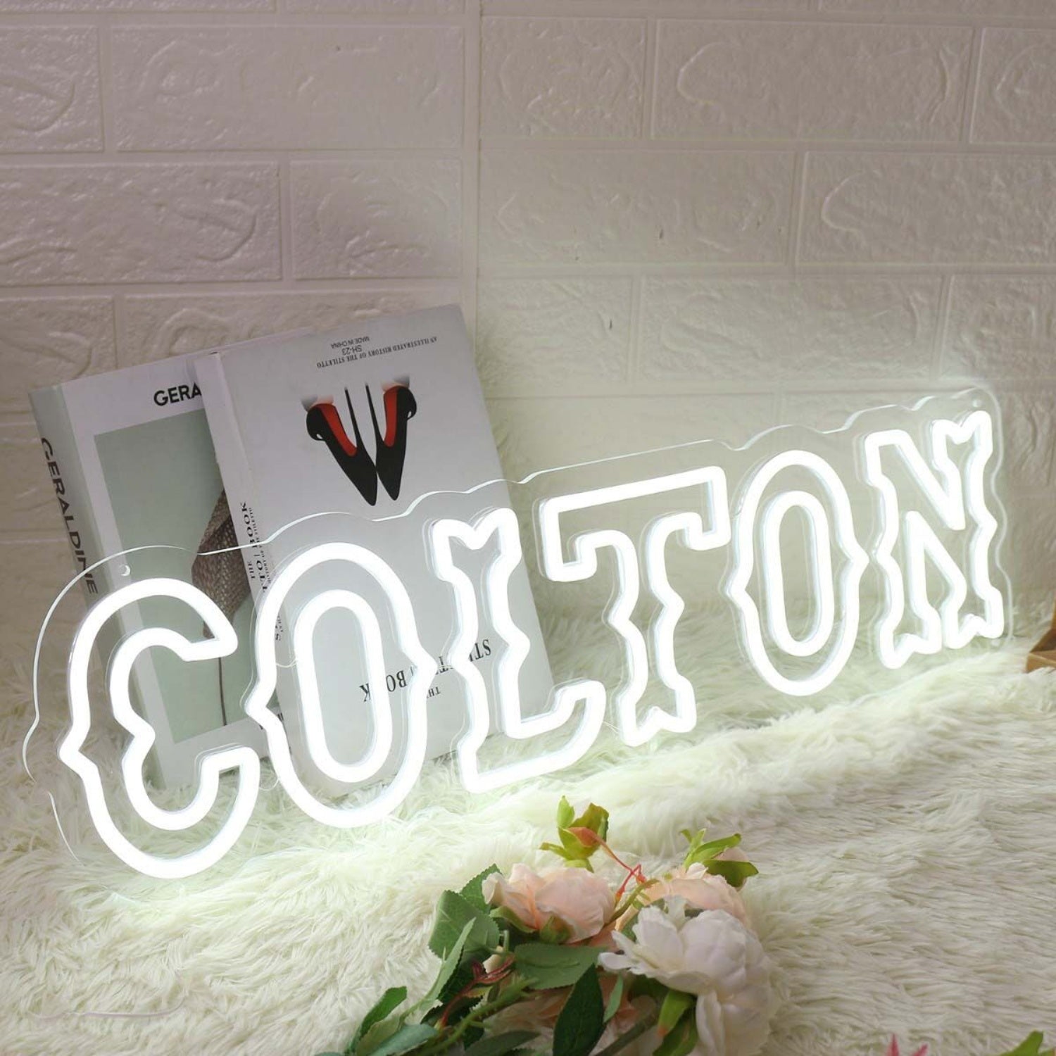 Colton White Led Neon Sign - Shineneon