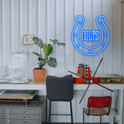 Colts Led Neon Sign Wall Art | Shineneon