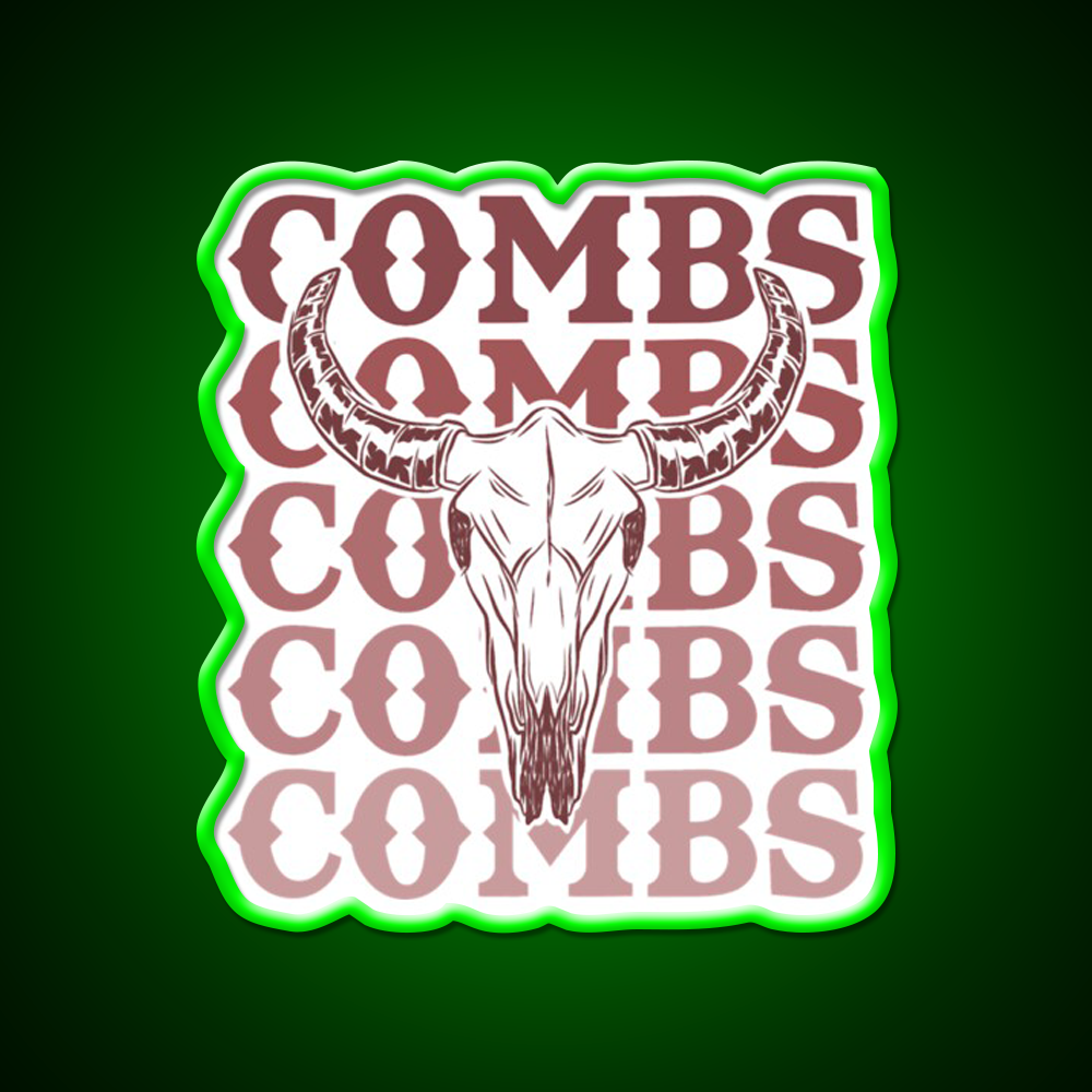 Combs Crazy Bullhead Beer Bar Decor Led Neon Sign Rgb Color - LED neon sign view 8