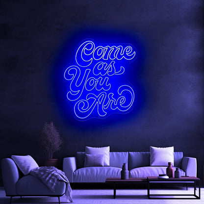 Come As You Are Aesthetic Neon Signs - Shineneon