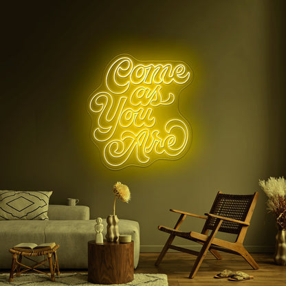 Come As You Are Aesthetic Neon Signs - Shineneon