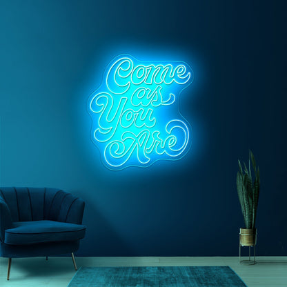 Come As You Are Aesthetic Neon Signs - Shineneon