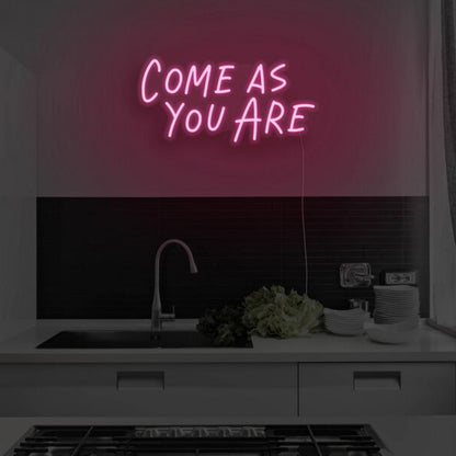 Come As You Are Led Neon Sign For Welcoming - Shineneon