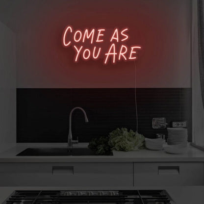 Come As You Are Led Neon Sign For Welcoming - Shineneon