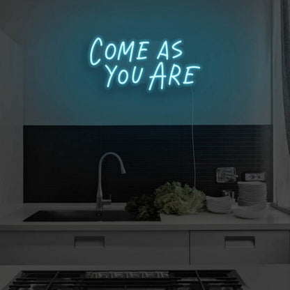 Come As You Are Led Neon Sign For Welcoming - Shineneon
