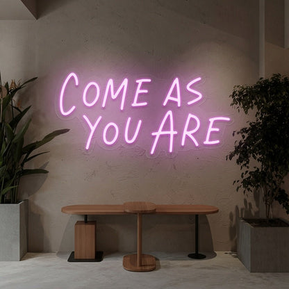 Come As You Are LED Neon Sign Wall Neon Sign - Shineneon