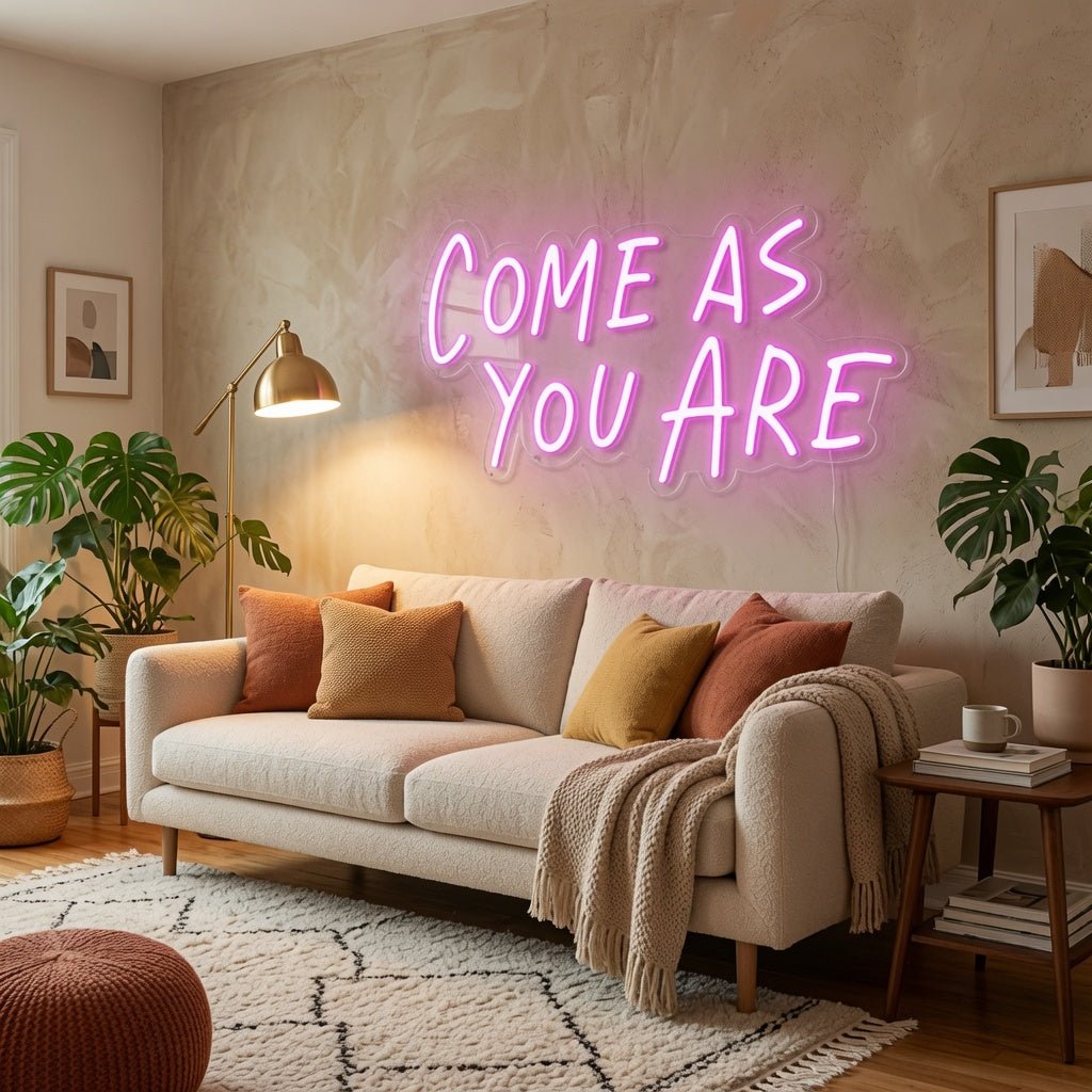 Come As You Are LED Neon Sign Wall Neon Sign - Shineneon