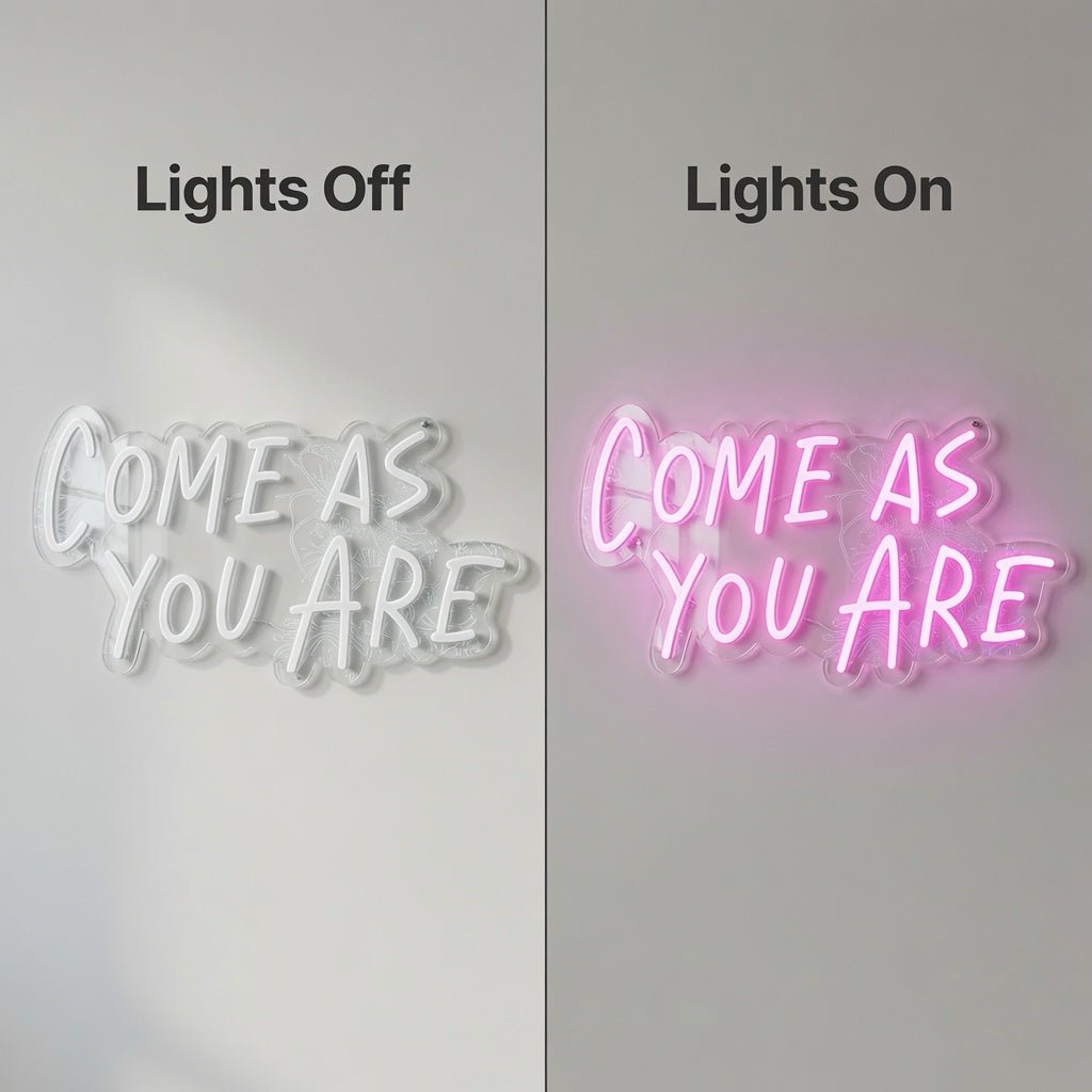 Come As You Are LED Neon Sign Wall Neon Sign - Shineneon