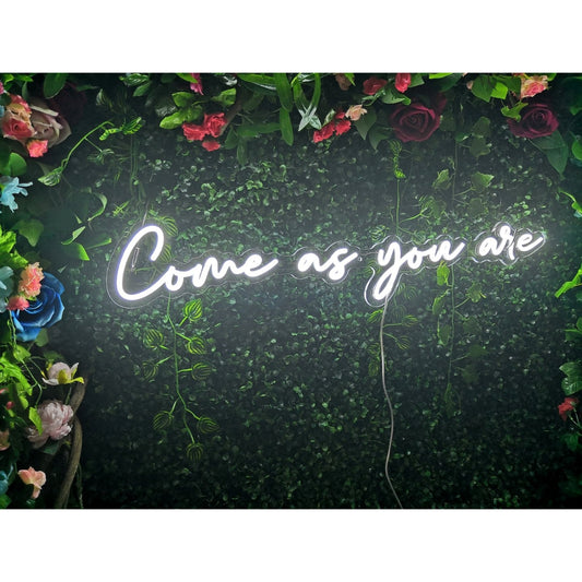 Come As You Are Led Sign Business Neon Signs Wall Decor