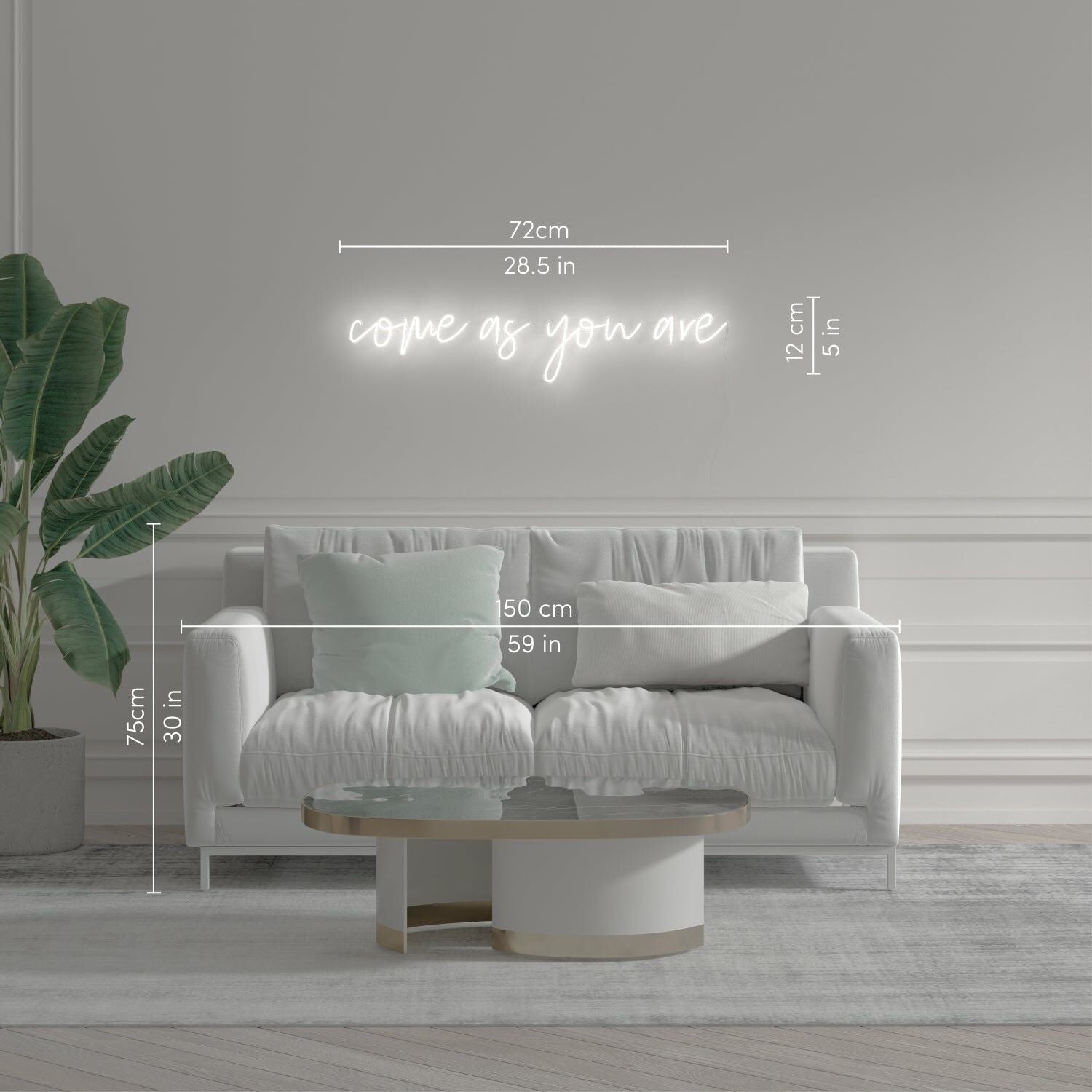Come As You Are Neon Sign For Welcoming And Inclusive Spaces | Shineneon