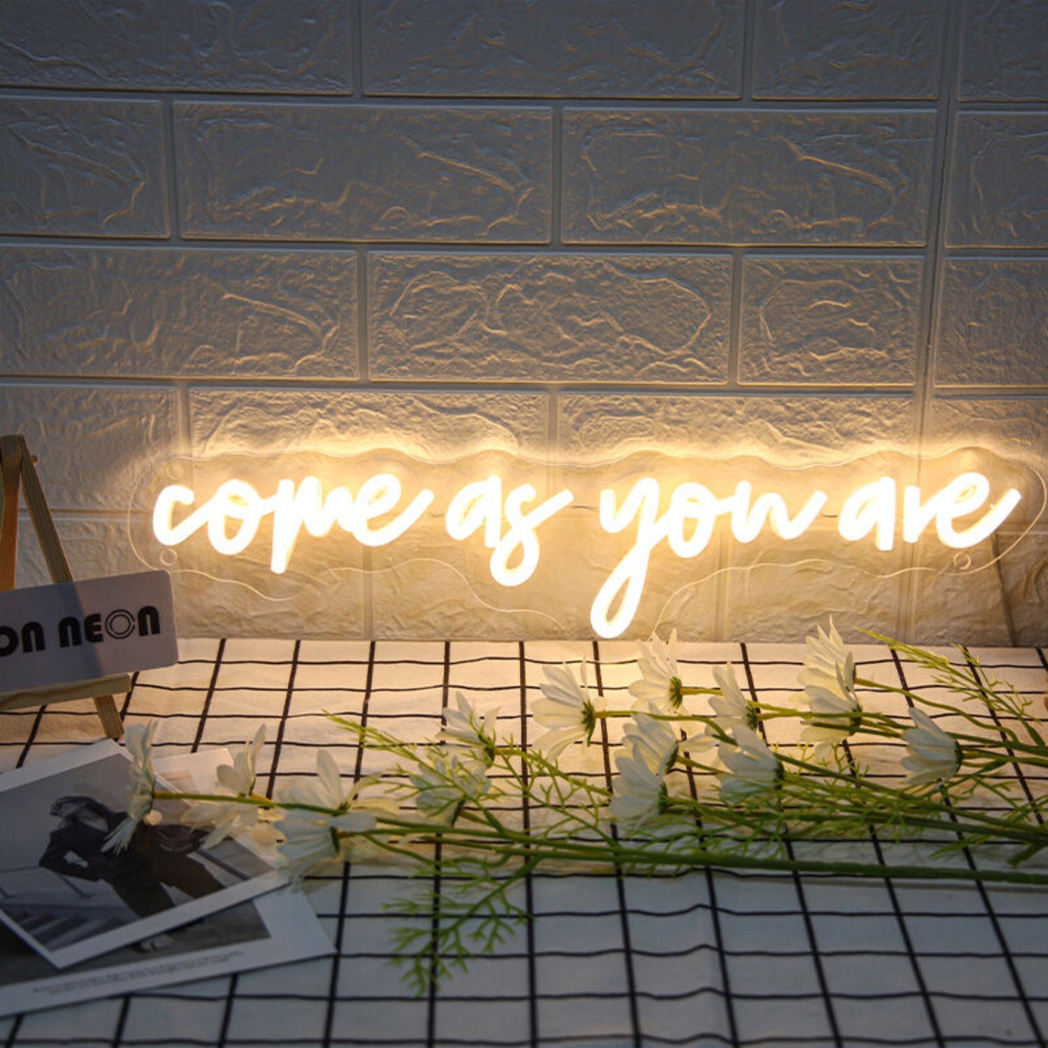 Come As You Are Neon Sign For Welcoming And Inclusive Spaces | Shineneon