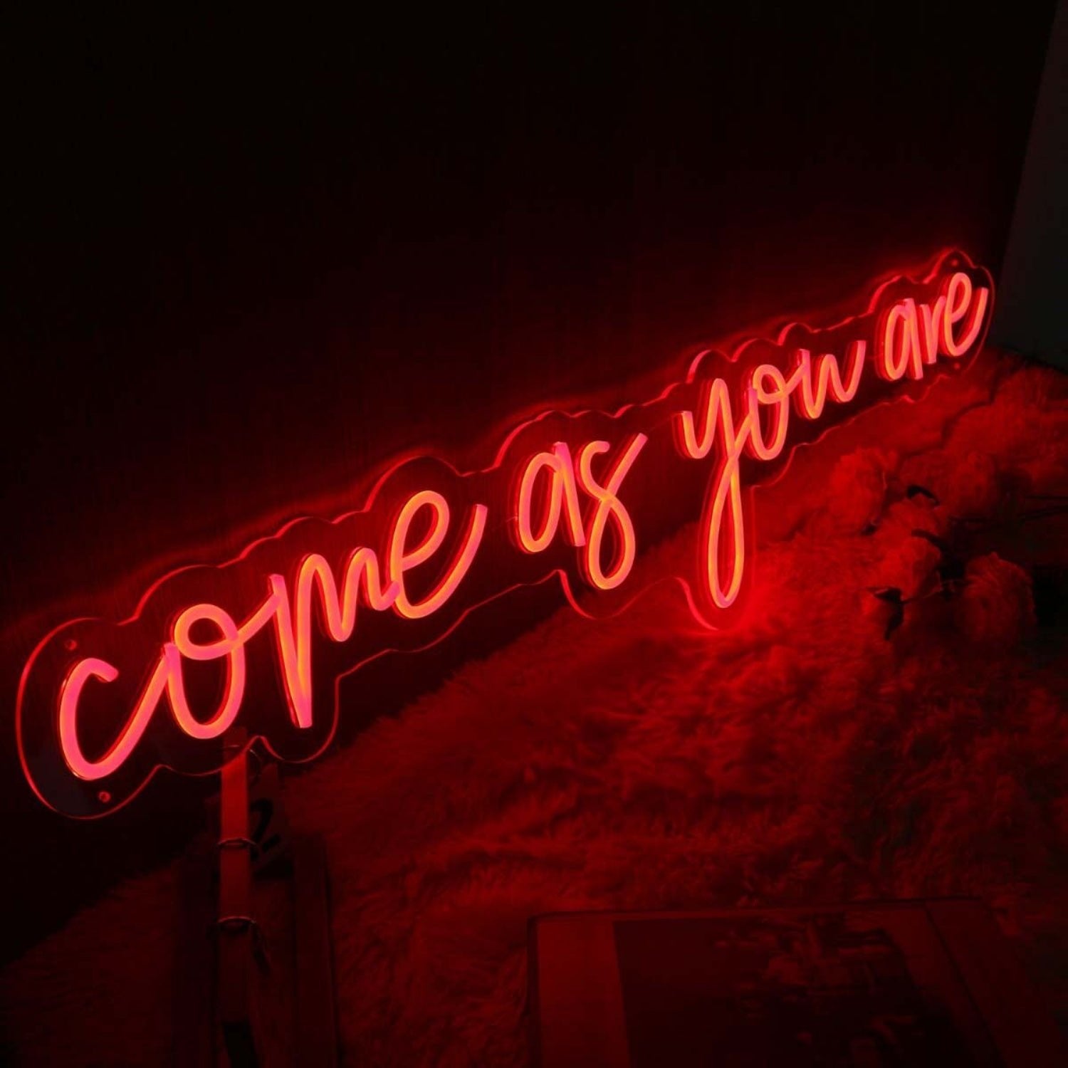Come As You Are Red Led Neon Sign - Shineneon