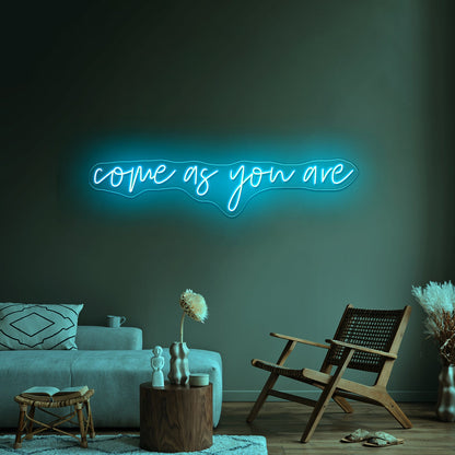 Come As You Are Wall Art Led Neon Sign - Shineneon