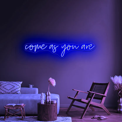 Come As You Are Wall Art Led Neon Sign - Shineneon