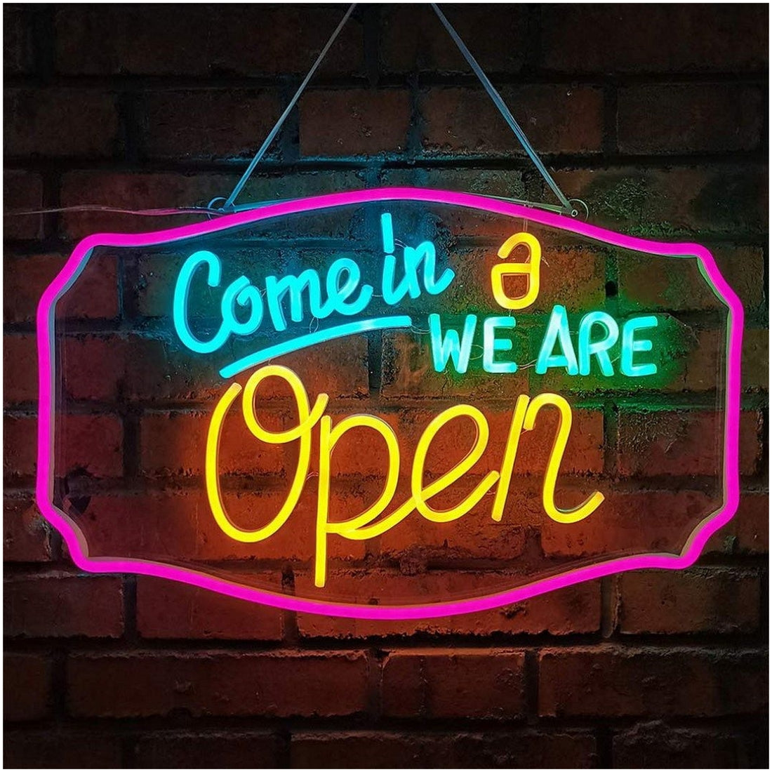 Come In We Are Open Led Sign Business Neon Sign