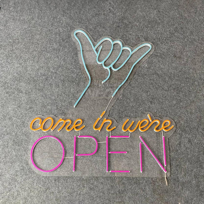Come In Were Open Led Neon Sign Open Store Neon Decor | Shineneon