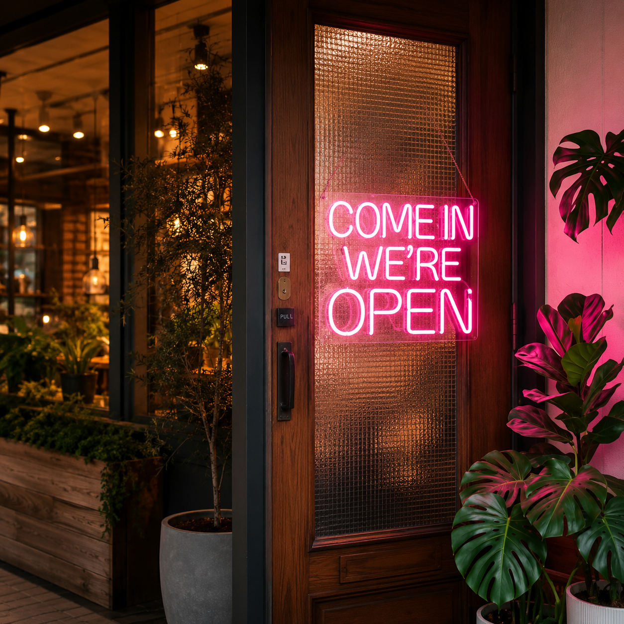 Come In We're Open LED Neon Sign Wall Neon Sign - 01 Original Product Image