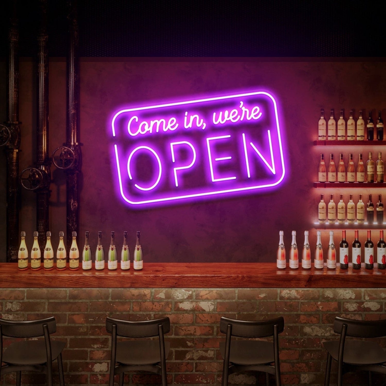 Come In Were Open Neon Sign Business Decorations | Shineneon