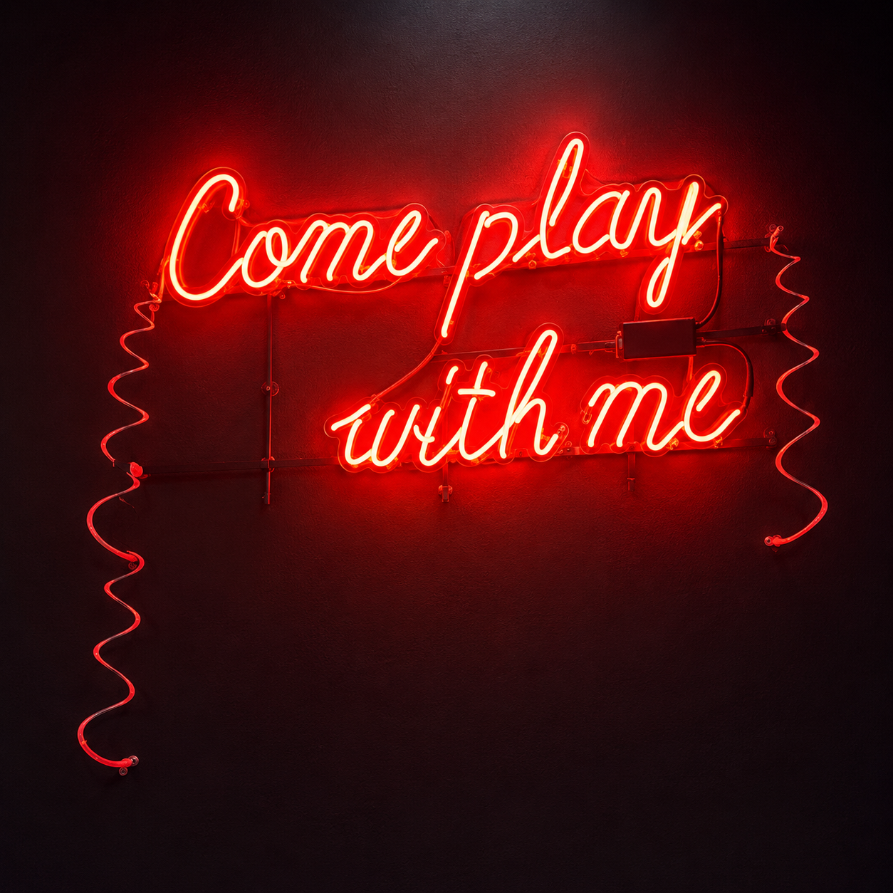 Come Play LED Neon Sign - 02 High-Converting Product Image