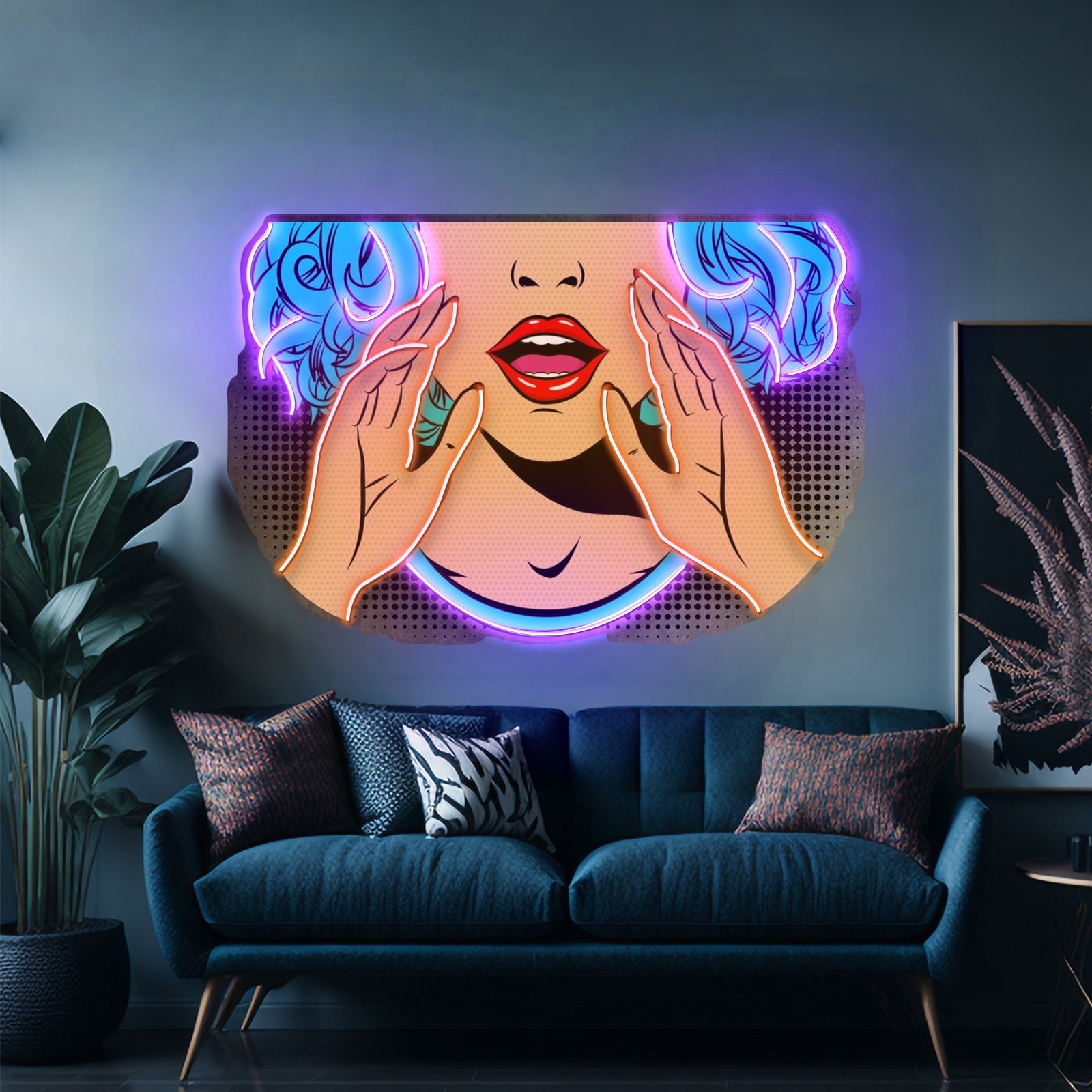 Comic Book Girl Led Neon Sign Light Custom Led Signs - Shineneon