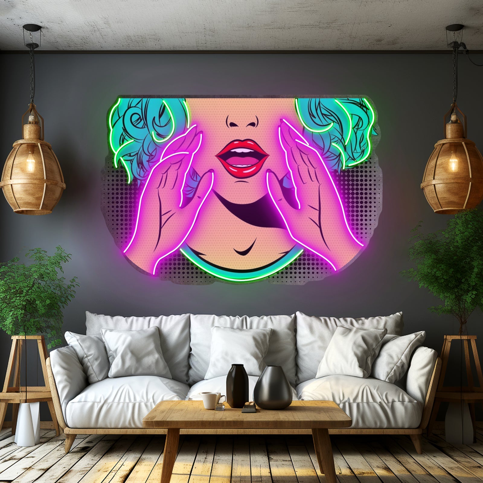Comic Book Girl Led Neon Sign Light Custom Led Signs - Shineneon