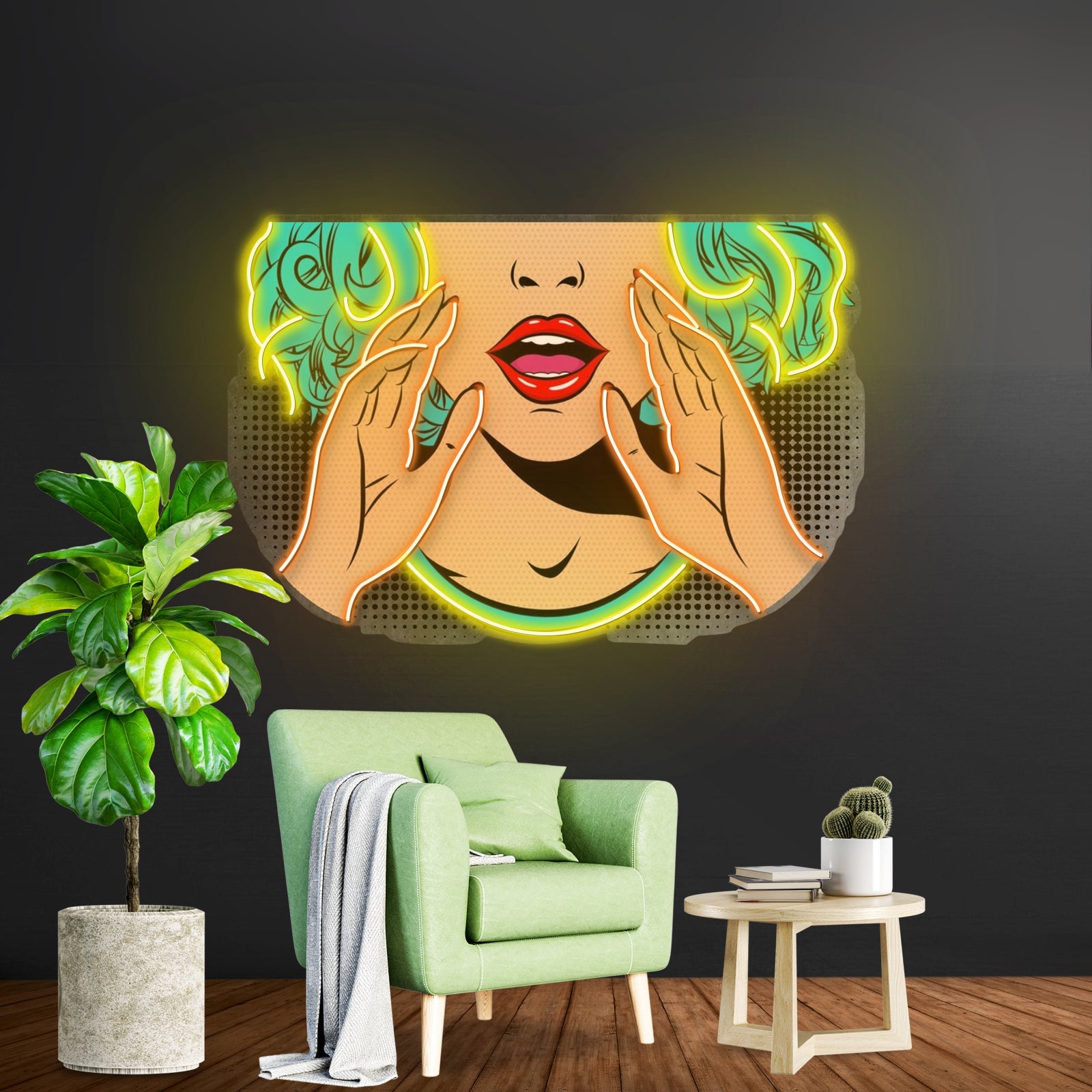 Comic Book Girl Led Neon Sign Light Custom Led Signs - Shineneon