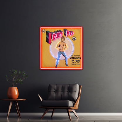 Comic Pop Artwork Business Led Sign - Shineneon