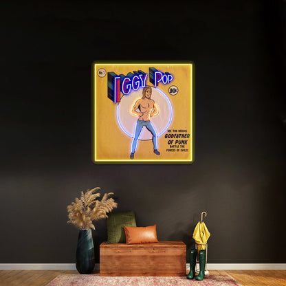 Comic Pop Artwork Business Led Sign - Shineneon