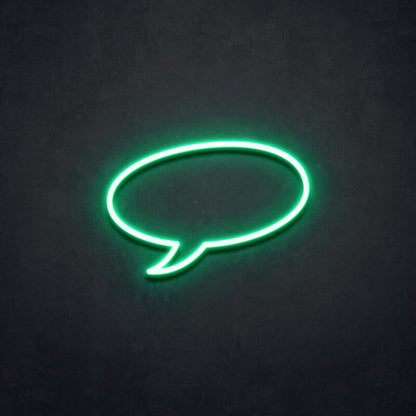 Comic Speech Bubble Led Neon Sign For Fun And Creative Decor - Shineneon
