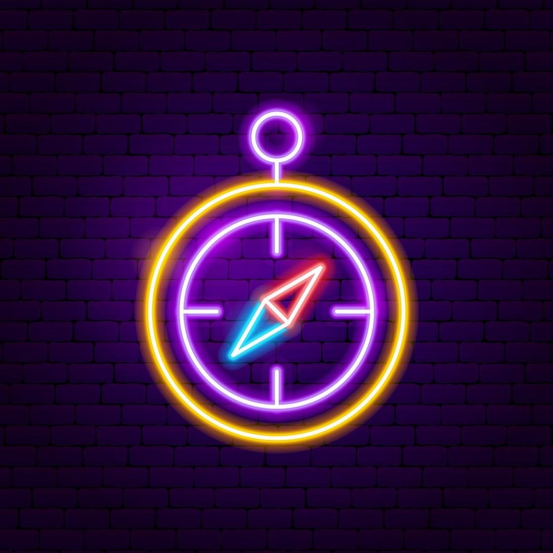 Compass Led Sign Business Neon Sign - Shineneon
