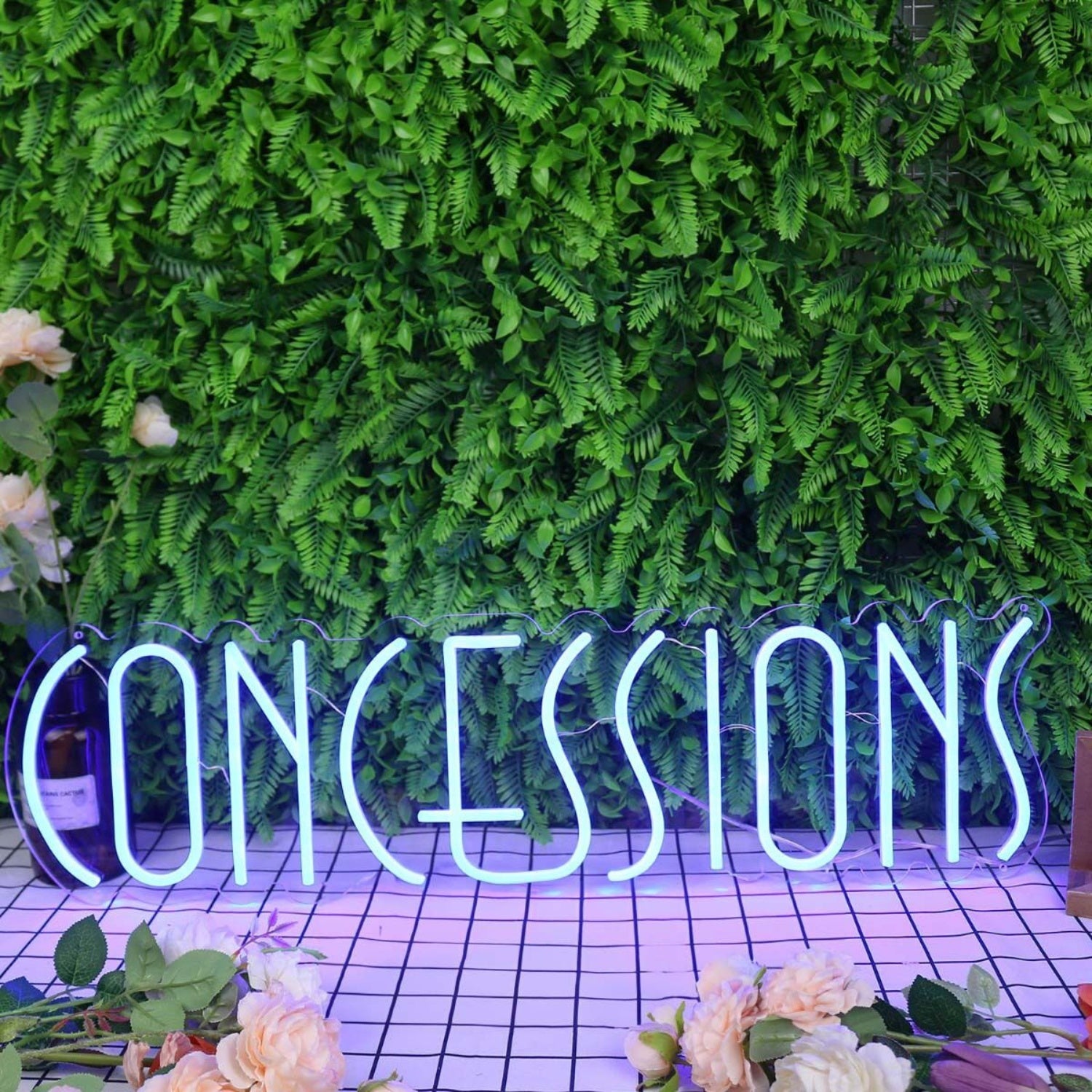 Concessions Blue Neon Sign For Event And Party Spaces | Shineneon