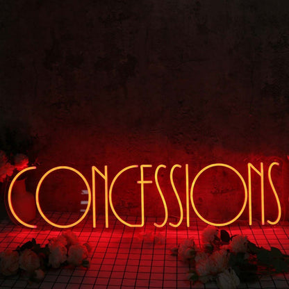 Concessions Red Led Neon Sign - Shineneon