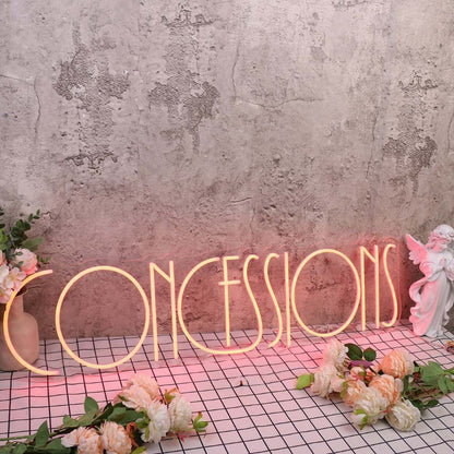 Concessions Red Led Neon Sign - Shineneon