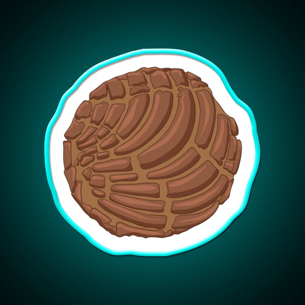 Concha Snack Food Led Neon Sign For Snack Room Rgb Color - Shineneon