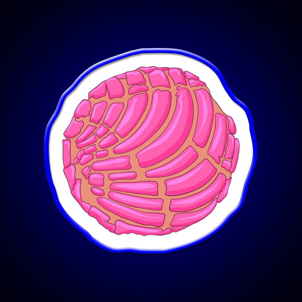 Concha Snack Food Led Neon Sign For Vending Area Rgb Color - Shineneon