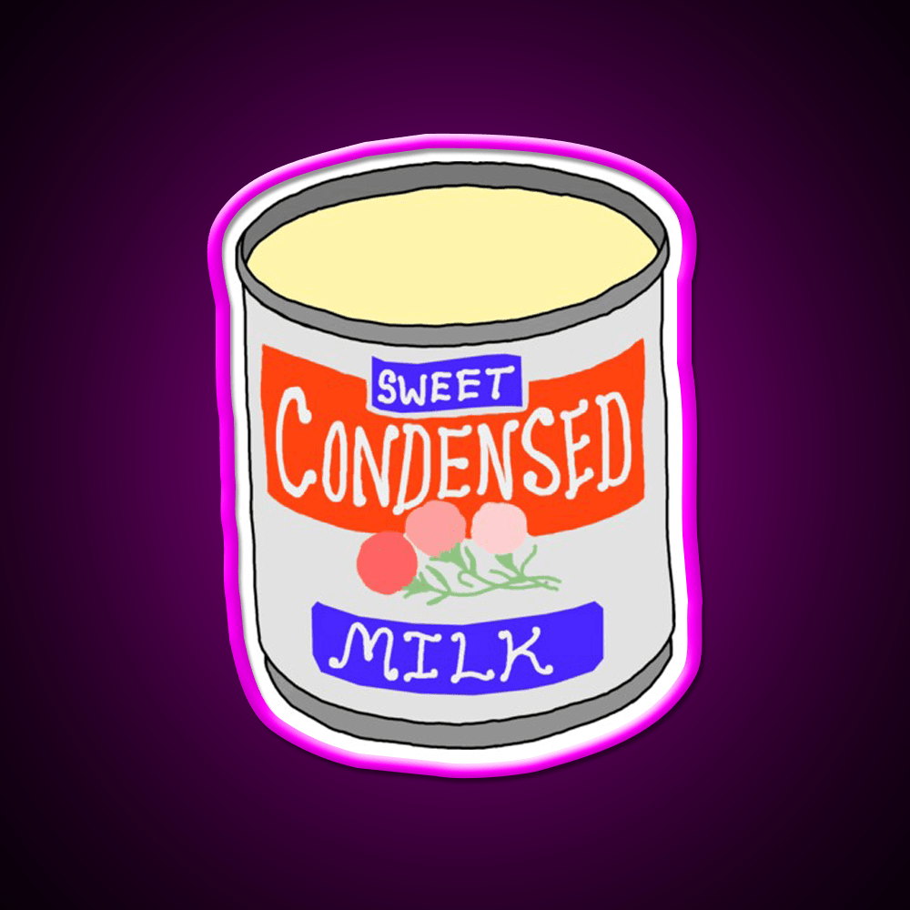 Condensed Milk Snack Food Led Neon Sign Rgb Color - Shineneon