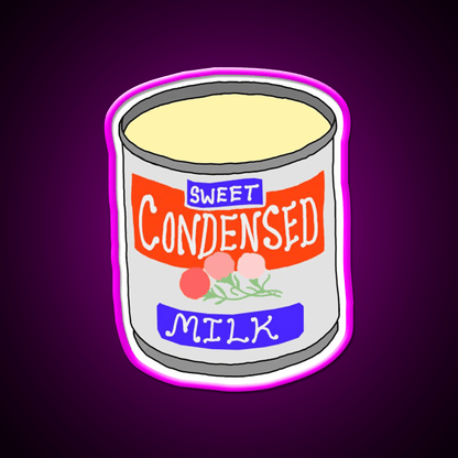 Condensed Milk Snack Food Led Neon Sign Rgb Color - Shineneon