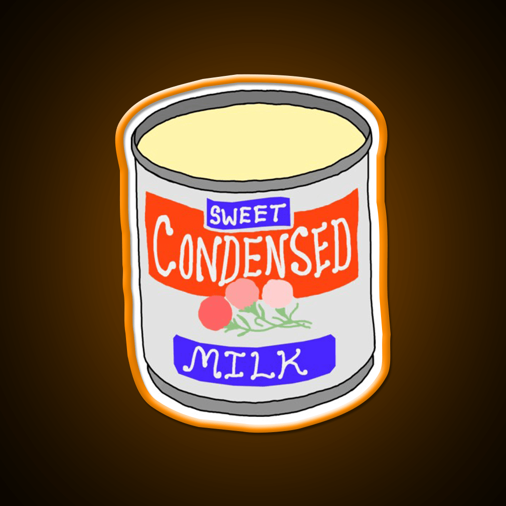 Condensed Milk Snack Food Led Neon Sign Rgb Color - Shineneon