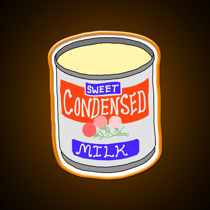 Condensed Milk Snack Food Led Neon Sign Rgb Color - Shineneon