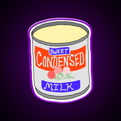 Condensed Milk Snack Food Led Neon Sign Rgb Color - Shineneon