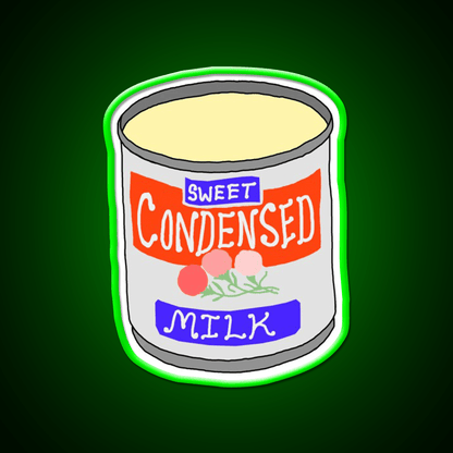 Condensed Milk Snack Food Led Neon Sign Rgb Color - Shineneon