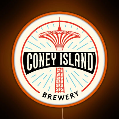 Coney Island Brewery Rgb Led Neon Sign Pop Wall Art - Shineneon