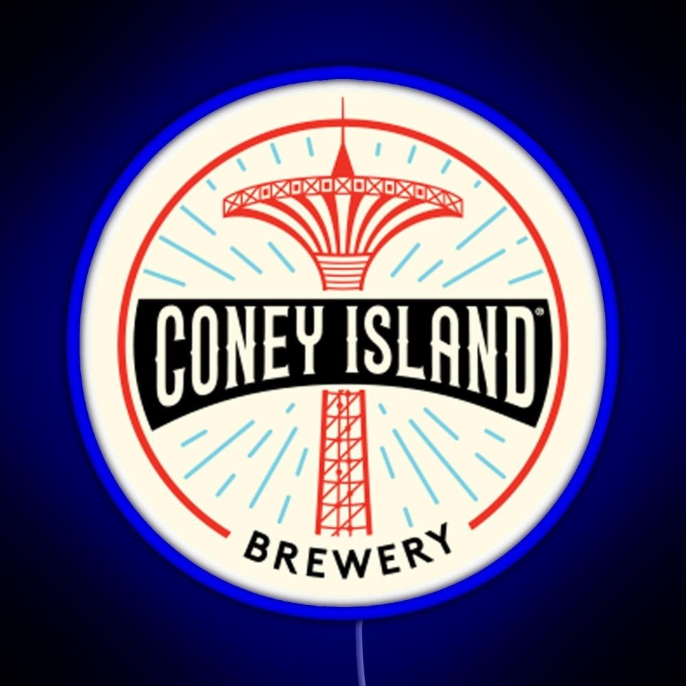 Coney Island Brewery Rgb Led Neon Sign Pop Wall Art - Shineneon