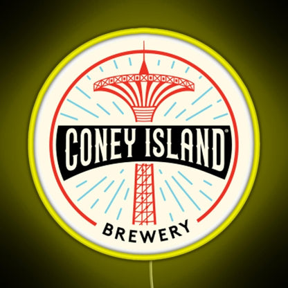 Coney Island Brewery Rgb Led Neon Sign Pop Wall Art - Shineneon