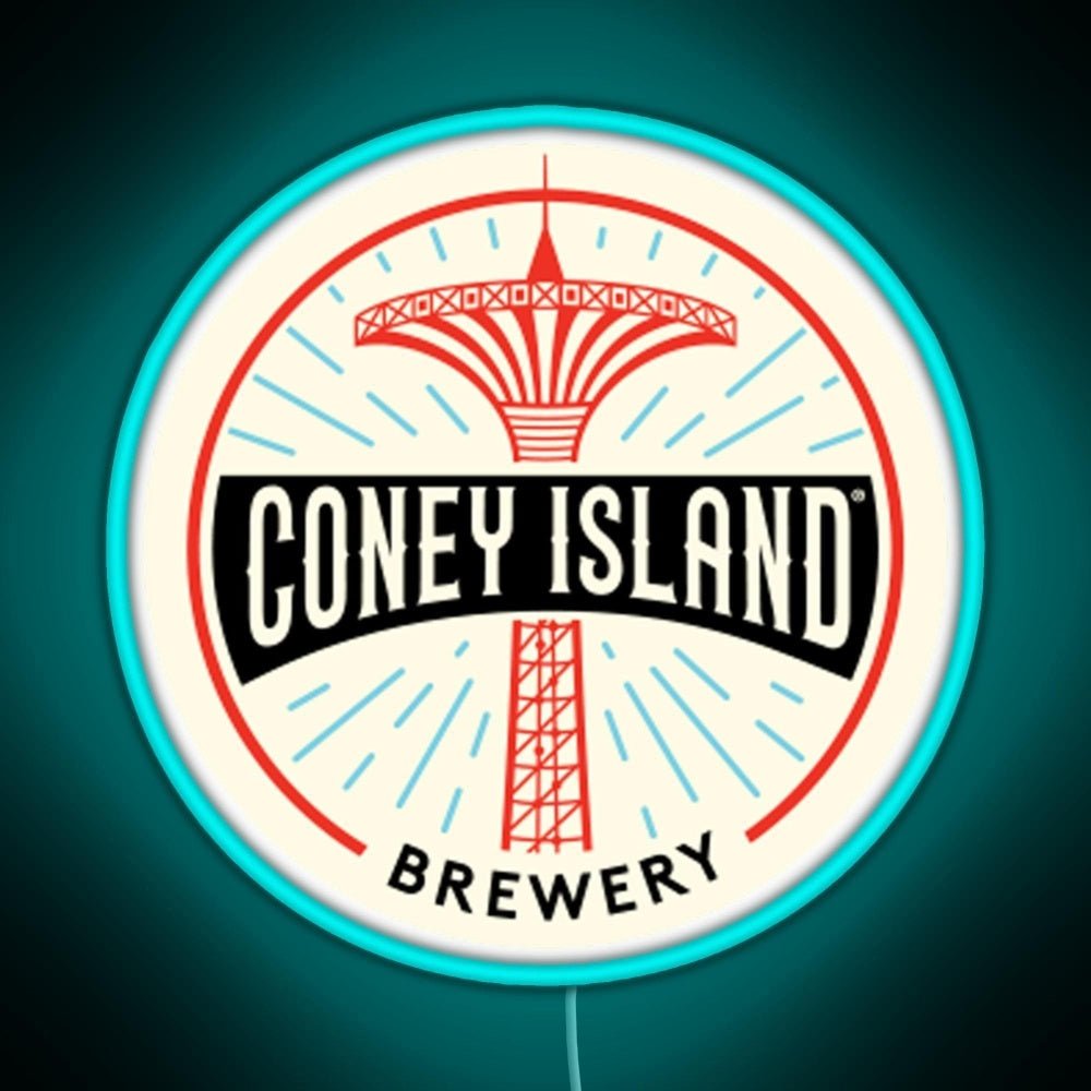 Coney Island Brewery Rgb Led Neon Sign Pop Wall Art - Shineneon