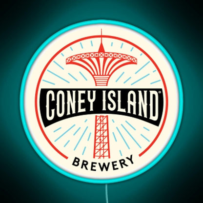 Coney Island Brewery Rgb Led Neon Sign Pop Wall Art - Shineneon