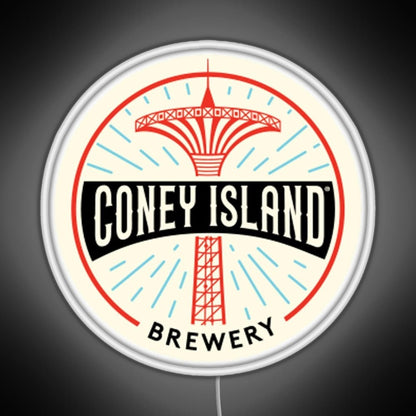 Coney Island Brewery Rgb Led Neon Sign Pop Wall Art - Shineneon