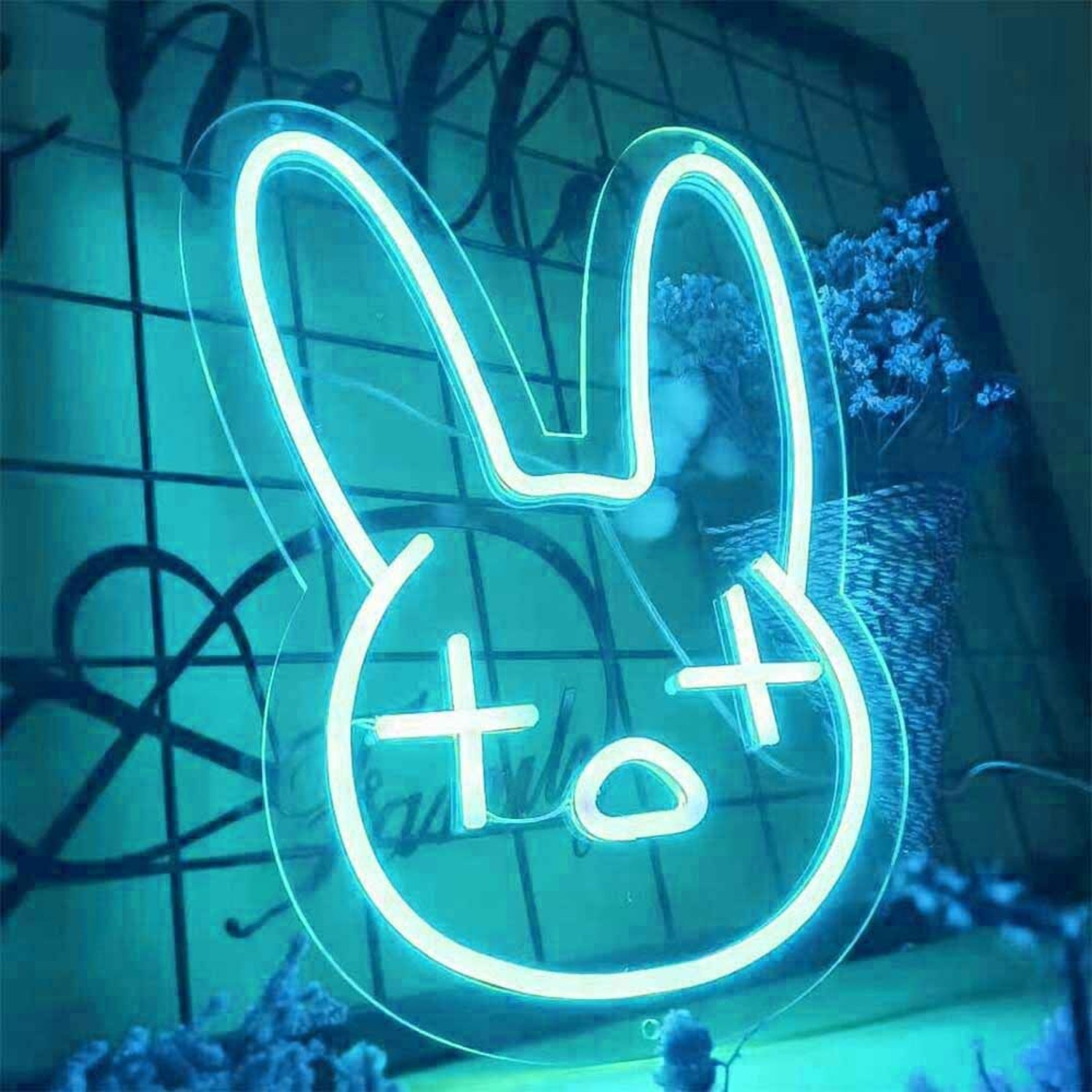 Confused Bunny Animal Led Neon Sign - Shineneon