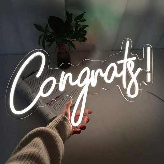 Congrats Led Sign Business Neon Sign