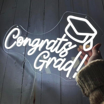 Congrats Neon Sign For Graduation Party Wall Decor | Shineneon